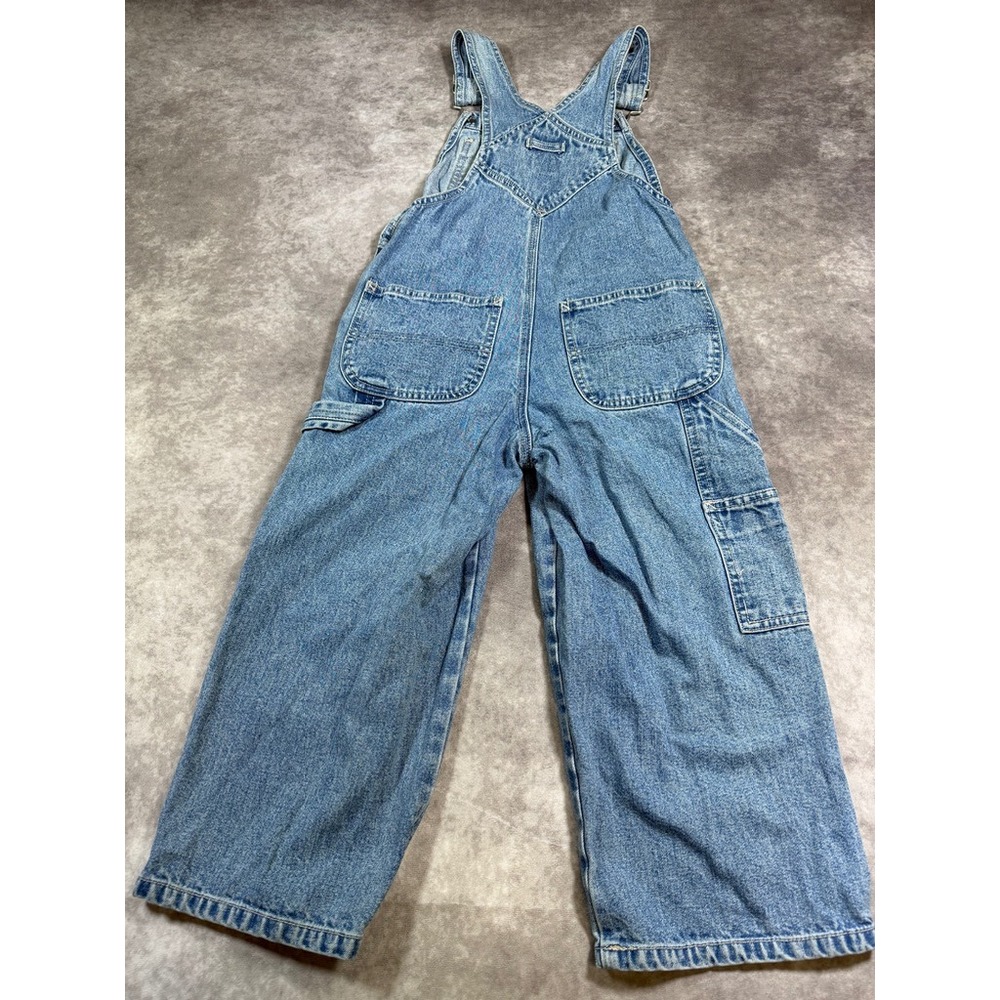 Vintage 1999 Gap Denim Overalls XS Blue Cotton Carpenter Workwear Dungarees - Picture 8 of 14